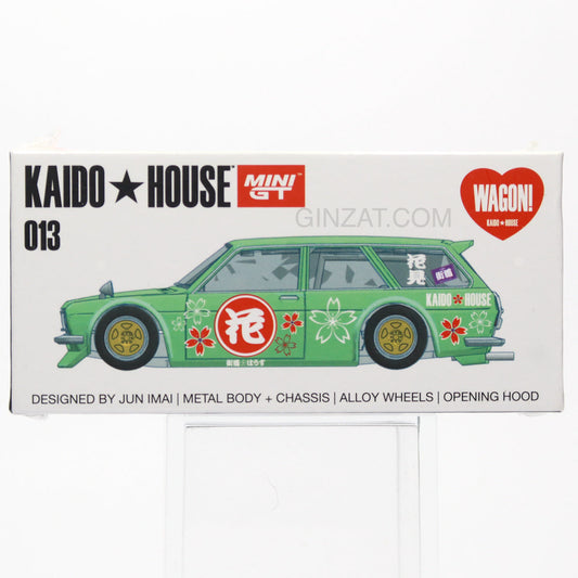 DATSUN 510 Wagon Hanami V2, Mini GT x Kaido House 013 diecast model car