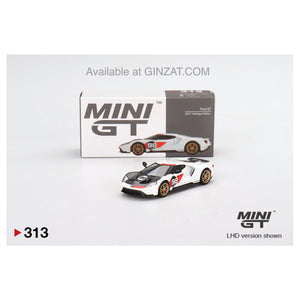 Ford GT 2021 Ken Miles Heritage Edition, MINI GT No.313 diecast model car