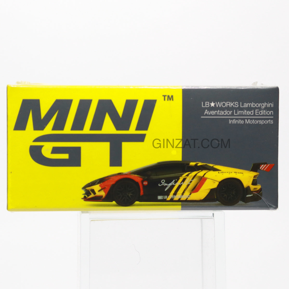 LB Works LAMBORGHINI Aventador Limited Edition Infinite Motorsports, Mini GT No.329 diecast model car