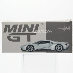 FORD GT Ingot Silver, Mini GT No.340 diecast model car