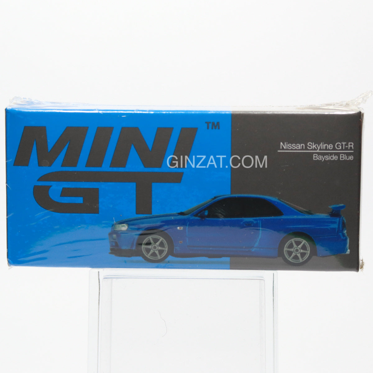 NISSAN Skyline GT-R Bayside Blue, Mini GT No.341 diecast model car