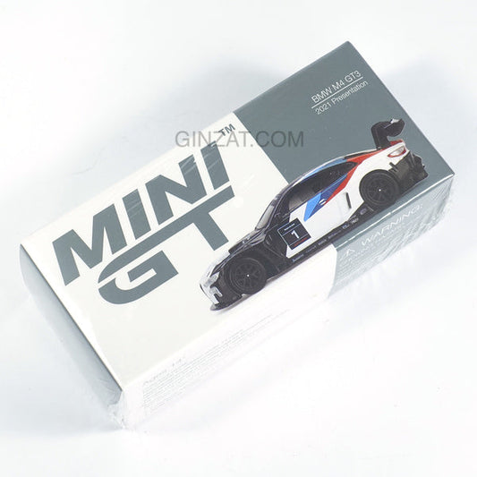 BMW M4 GT3 2021 Presentation, MINI GT No.347 diecast model car