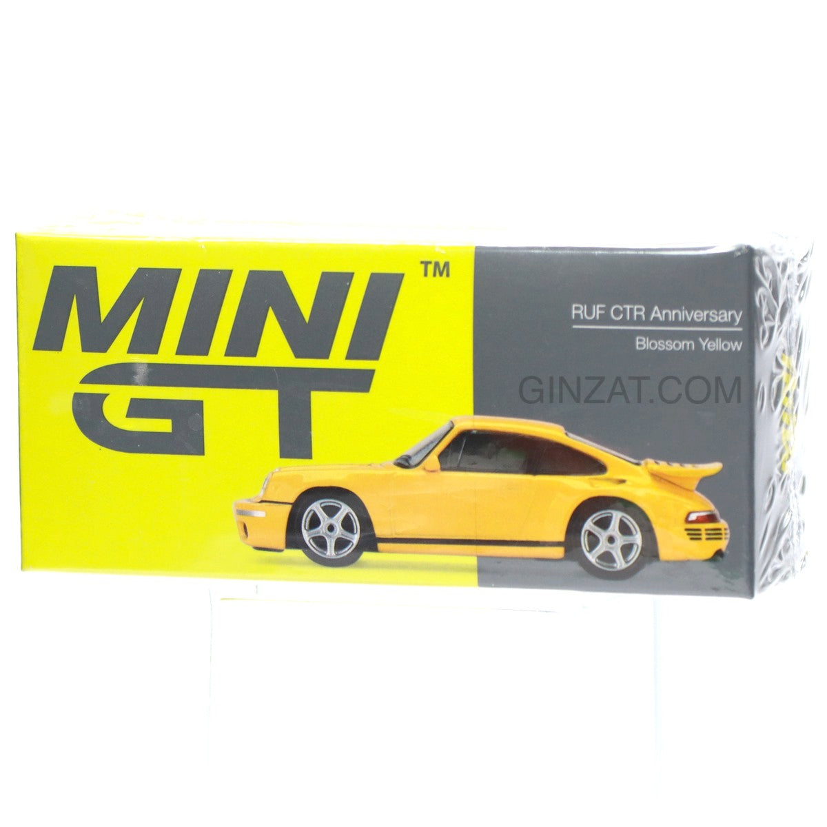 RUF CTR Anniversary Blossom Yellow, Mini GT 358 diecast model car