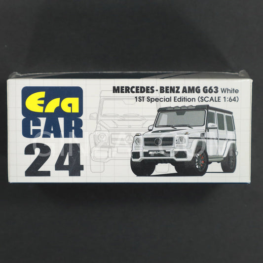 MERCEDES-BENZ AMG G63 White 1st Special Edition, ERA Car No. 24 diecast model 1/64