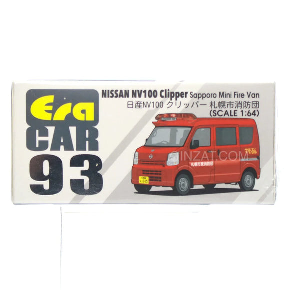 NISSAN NV100 Clipper Sapporo Mini Fire Van, ERA Car 93 diecast model car