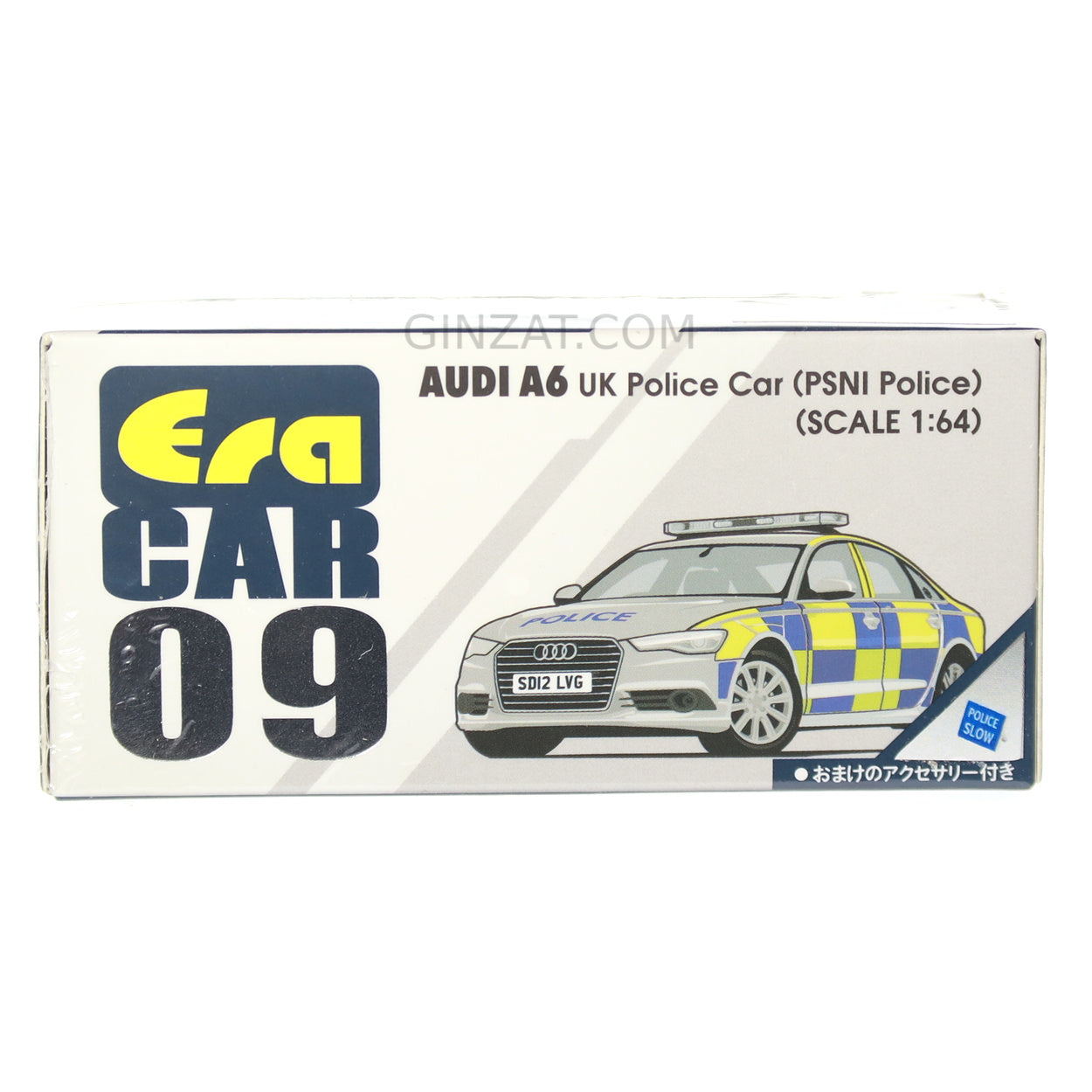 AUDI A6 UK Police Car (PSNI Police), ERA Car No. 09 diecast model car