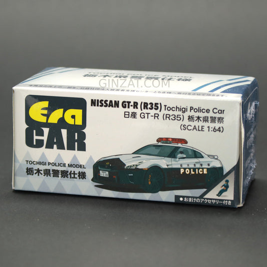 NISSAN GT-R (R35) Tochigi Police Car, Era Car diecast model car