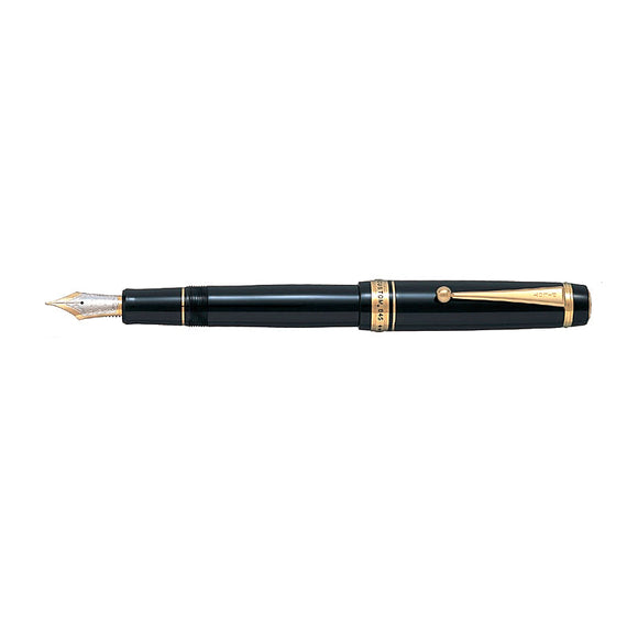 Pilot Custom 845 Fountain Pen - Black Barrel - Broad 18K Nib