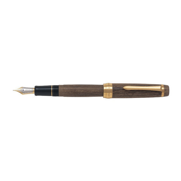 Pilot Custom Enju Fountain Pen - Wood Barrel - Fine 18K Nib