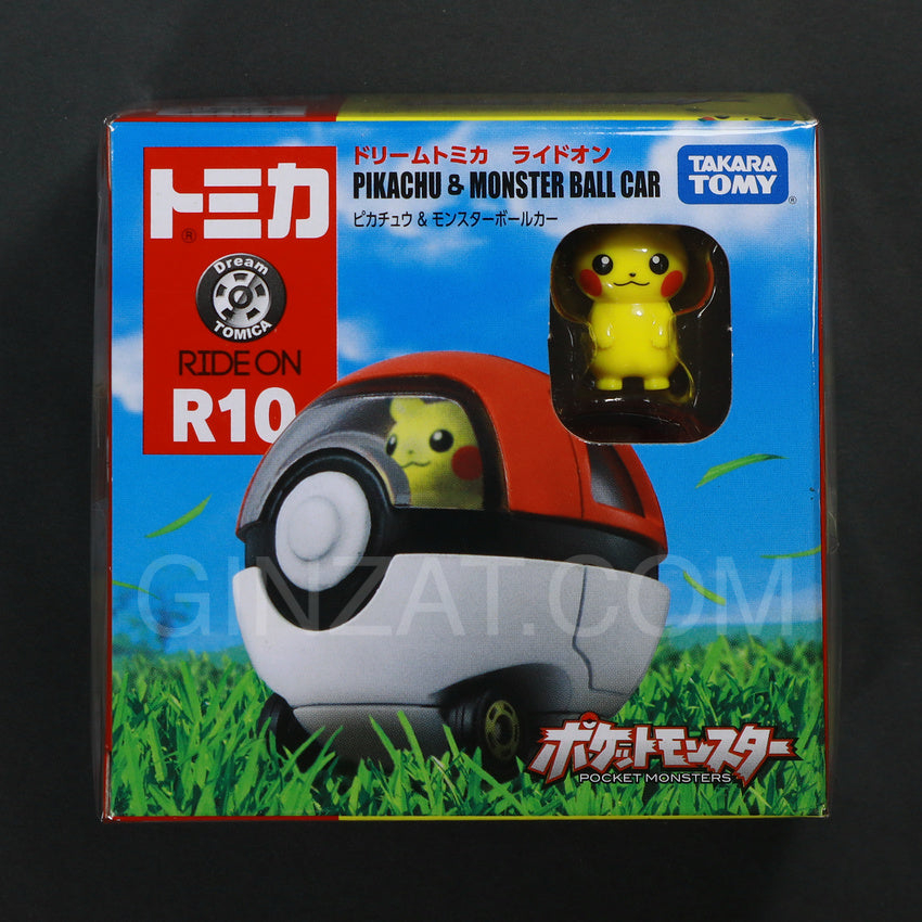 Pikachu & Monster Ball Car, Takara Tomy Dream Tomica Ride On R10