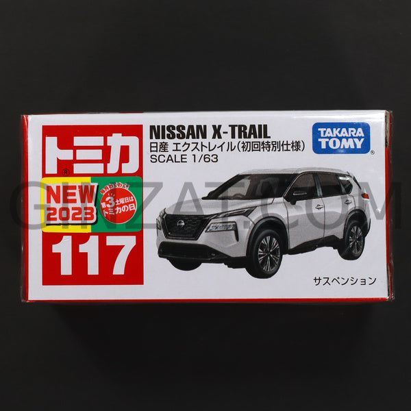 NISSAN X-TRAIL, Tomica No. 117 (Special First Edition) diecast model car