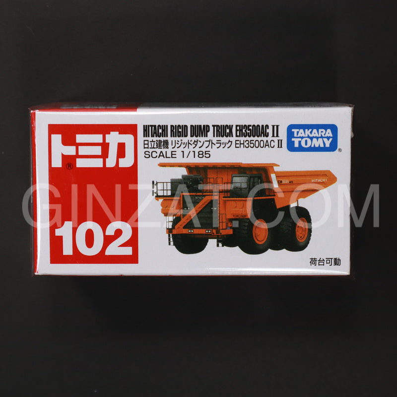 Hitachi Rigid Dump Truck EH3500AC II, Tomica No.102 diecast model