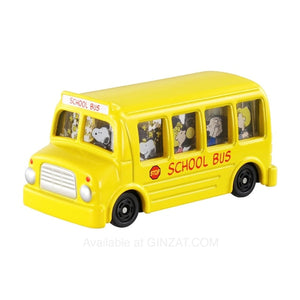 Snoopy School Bus, Dream Tomica No.154 diecast model car