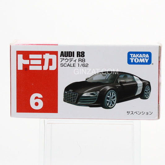 AUDI R8, Tomica No.6 diecast model car