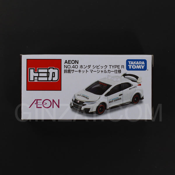 Honda Civic Type R Suzuka Circuit Race Control Car, Tomica AEON No.40 diecast model car