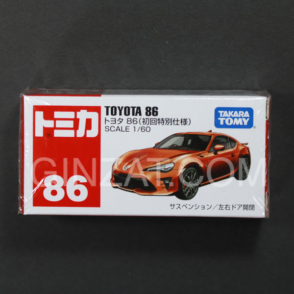 Toyota 86 (Special First Edition) Tomica No.86 diecast model