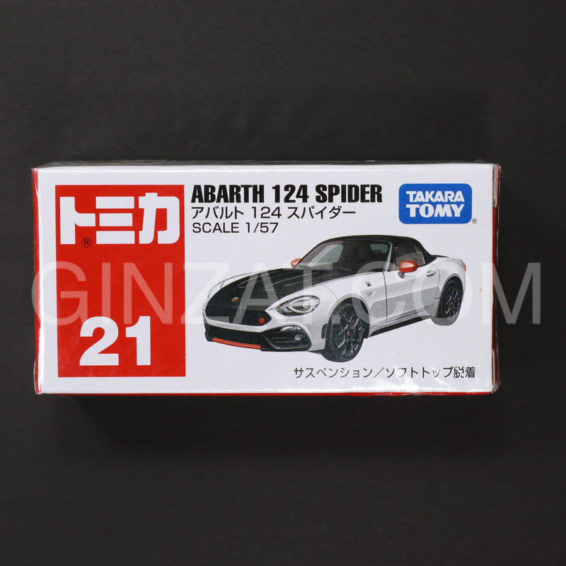 ABARTH 124 Spider, Tomica No.21 diecast model car