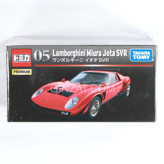 LAMBORGHINI Miura Jota SVR, Tomica Premium No.5 diecast model car