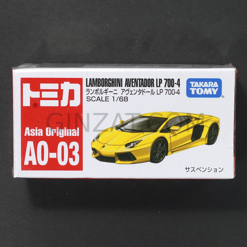 Lamborghini Aventador LP 700-4, Tomica Asia Original AO-03 diecast model car