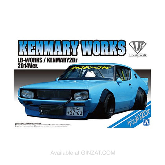 Liberty Walk 1/24 Nissan Skyline KEN MARY 2Dr 2014 Ver., Aoshima 1/24 Plastic Model Kit