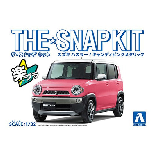 Suzuki Hustler (Candy Pink Metallic), The Snap Kit, Aoshima Plastic Model Car (Scale 1/32)