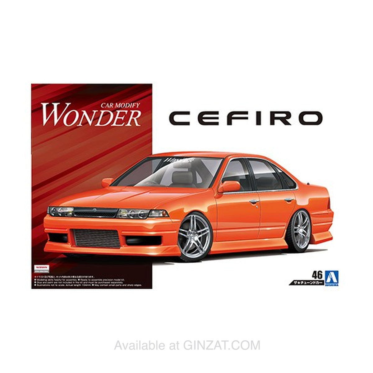 Aoshima 1/24 WONDER A31 CEFIRO '90(NISSAN) Plastic Model Kit