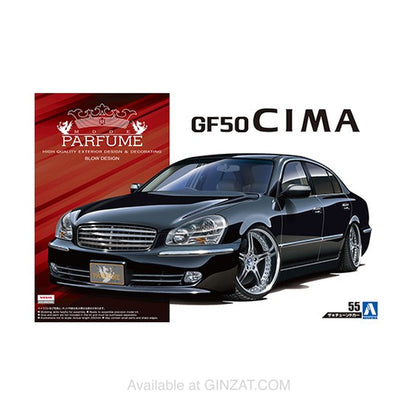 Aoshima 1/24 MODE PARFUME GF50 CIMA '01(NISSAN) Plastic Model Kit