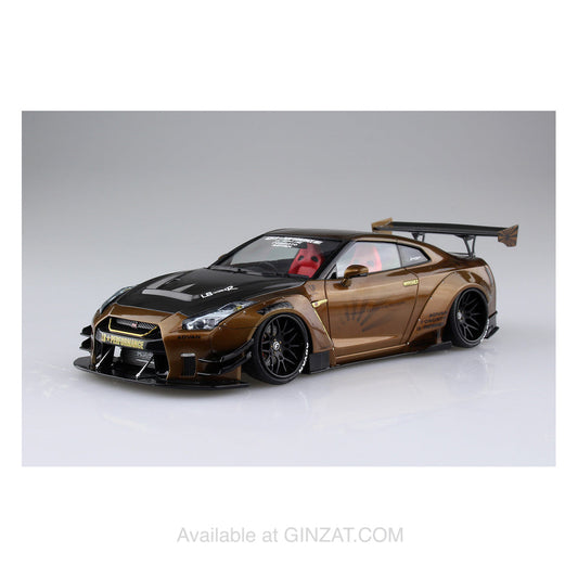 Liberty Walk 1/24 Nissan R35 GT-R type 2 Ver.1, Aoshima 1/24 Plastic Model Kit