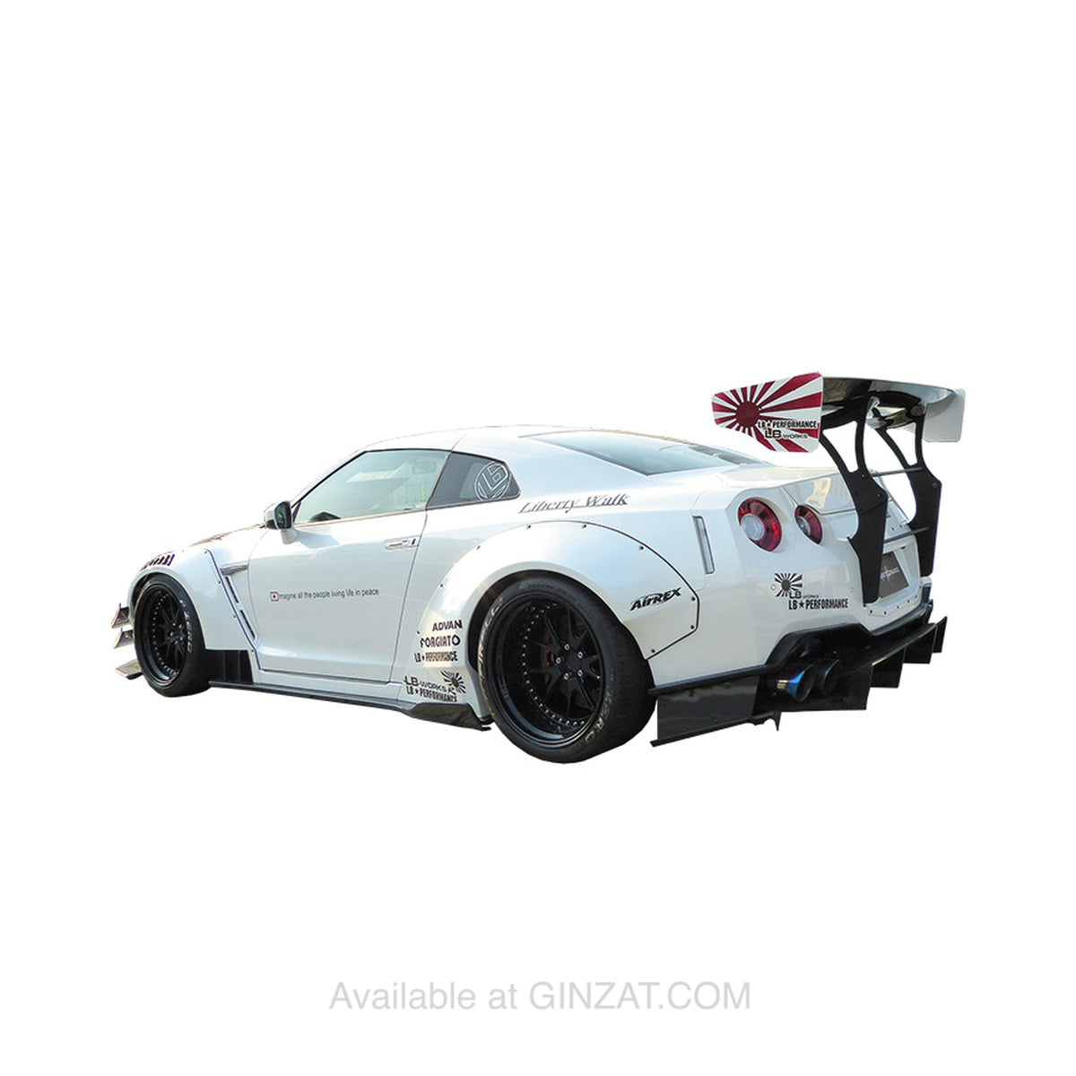 Liberty Walk 1/24 Nissan R35 GT-R type 2 Ver.1, Aoshima 1/24 Plastic Model Kit