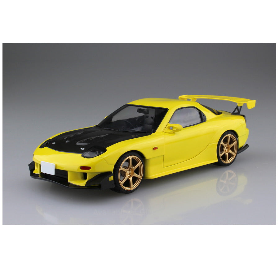 AOSHIMA 1/24 INITIAL-D No.08 TAKAHASHI KEISUKE FD3S RX-7 PROJECT D Ver.