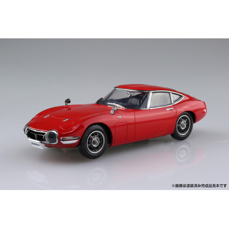 Toyota 2000GT (Solar Red), The Snap Kit, Aoshima Plastic Model Car (Scale 1/32)