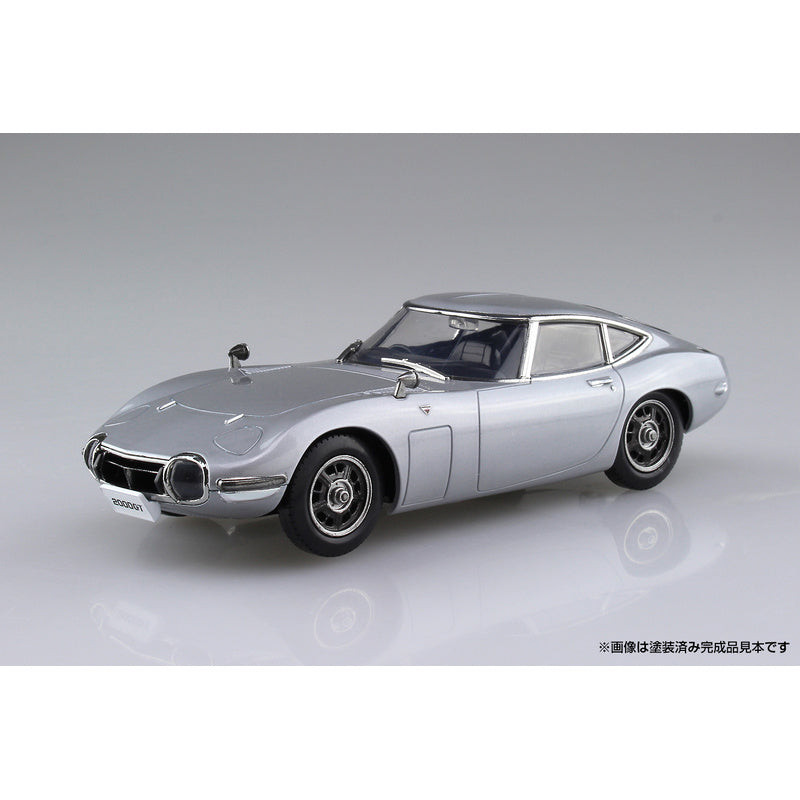 Toyota 2000GT (Thunder Silver Metallic), The Snap Kit, Aoshima Plastic Model Car (Scale 1/32)