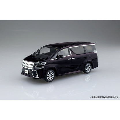 Toyota Vellfire (Burning Black Crystal Shine Glass Flake), The Snap Kit, Aoshima Plastic Model Car (Scale 1/32)