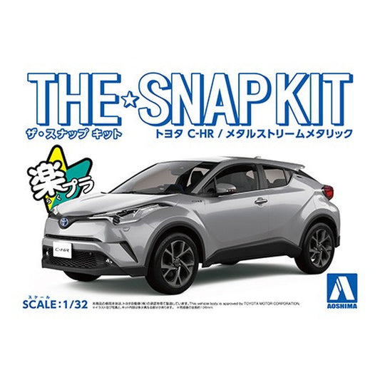 Toyota C-HR (Metal Stream Metallic), The Snap Kit, Aoshima Plastic Model Car (Scale 1/32)