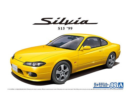 Aoshima 1/24 NISSAN S15 SILVIA Spec.R '99 Plastic Model Kit