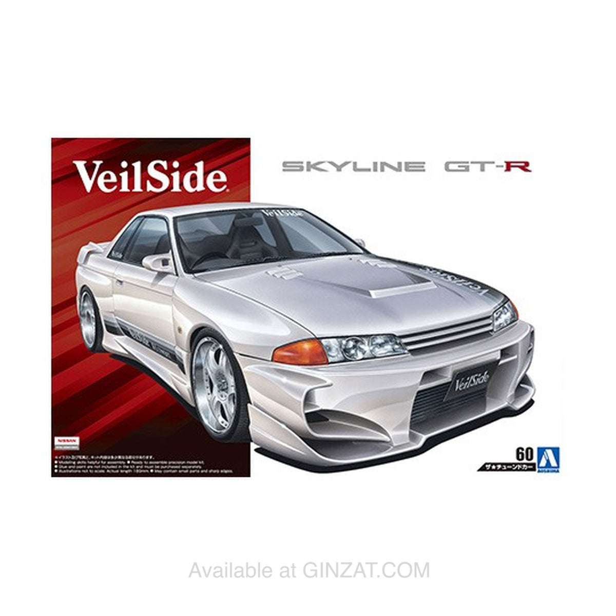 Aoshima 1/24 VeilSide COMBAT MODEL BNR32 SKYLINE GT-R '90 (NISSAN) Plastic Model Kit