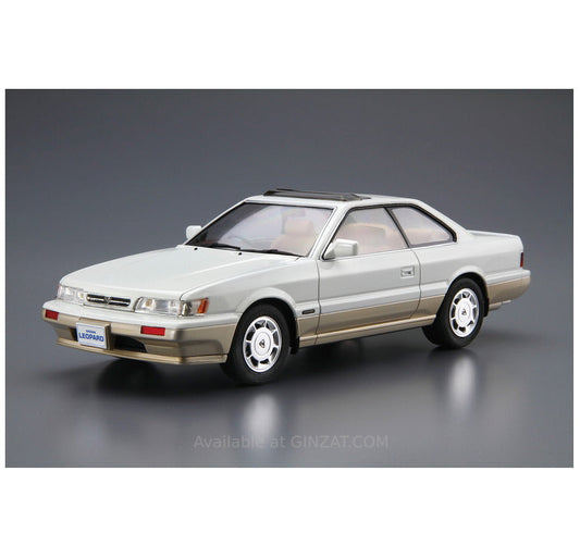 Aoshima 1/24 NISSAN UF31 LEOPARD Ultima V30Twincam Turbo '90 Plastic Model Kit