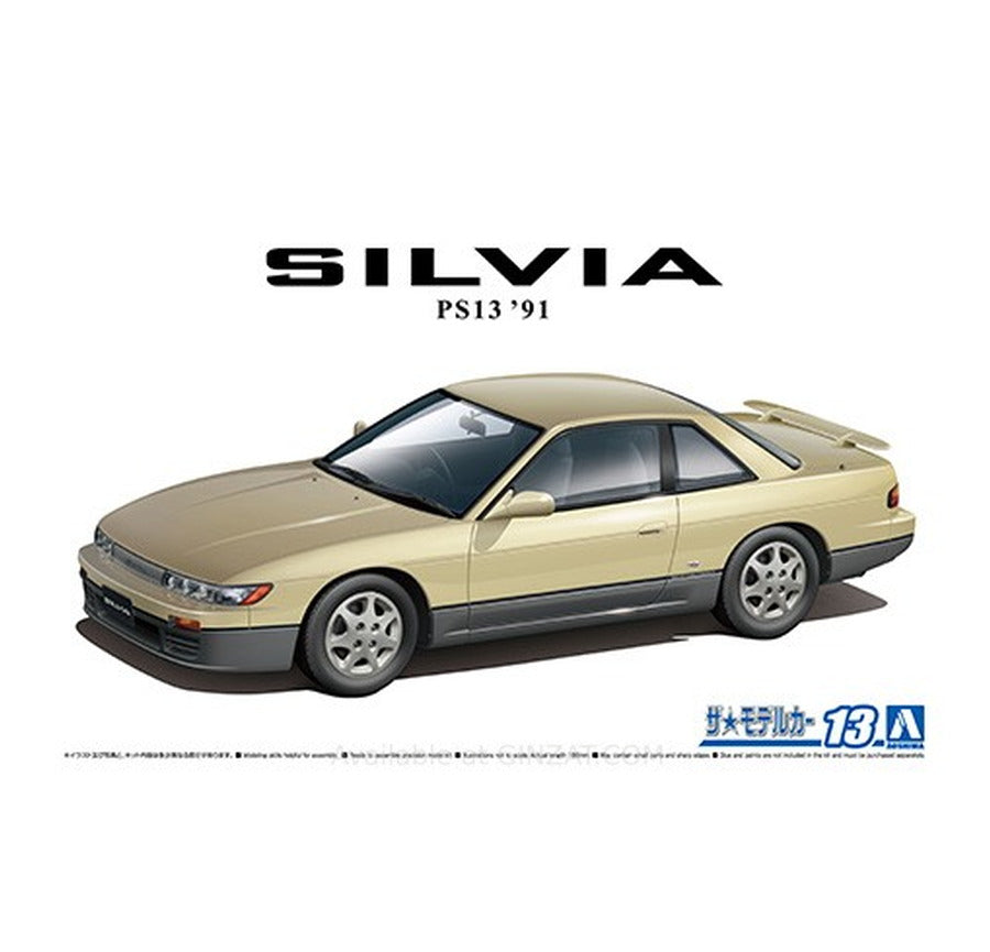 Aoshima 1/24 NISSAN PS13 SILVIA K's Dia-Package'91 Plastic Model Kit