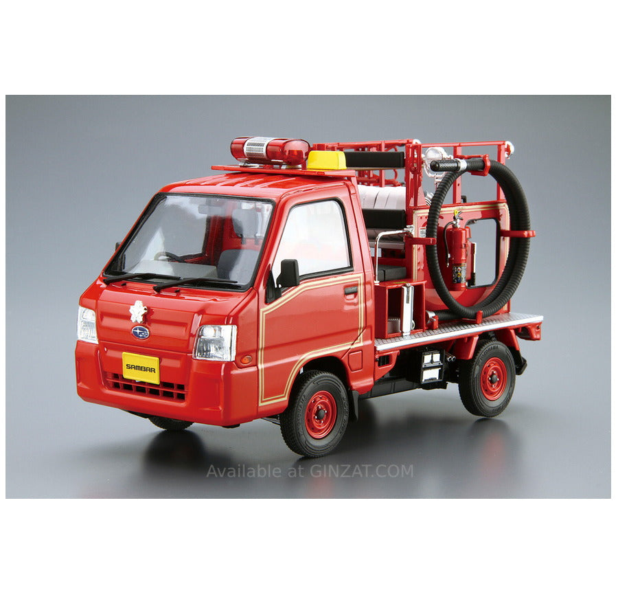 Aoshima 1/24 SUBARU TT2 SAMBAR THE FIRE ENGINE '11 Plastic Model Kit