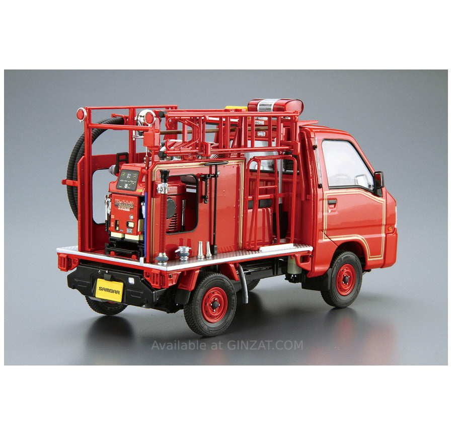 Aoshima 1/24 SUBARU TT2 SAMBAR THE FIRE ENGINE '11 Plastic Model Kit