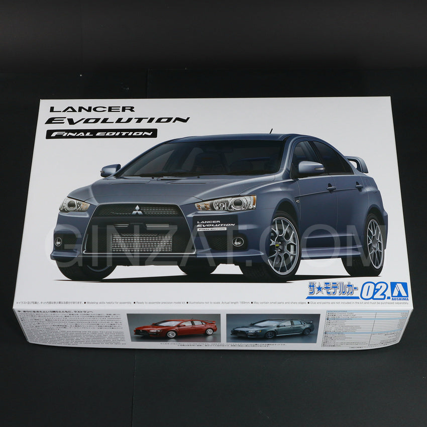 Aoshima 1/24 MITSUBISHI CZ4A LANCER EVOLUTION X FINAL EDITION '15 Plastic Model Kit