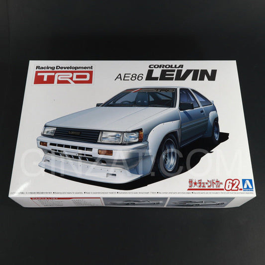 Aoshima 1/24 TRD AE86 COROLLA LEVIN '83(TOYOTA) Plastic Model Kit