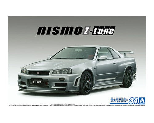 Aoshima 1/24 NISMO BNR34 SKYLINE GT-R Z-tune '04 Plastic Model Kit