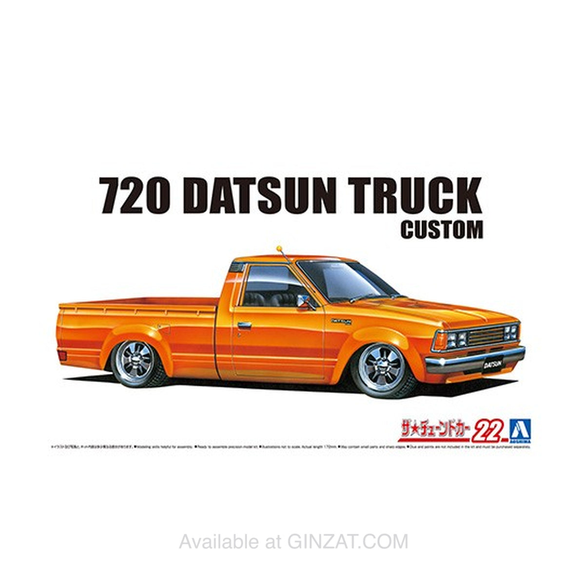 Aoshima 1/24 DATSUN TRUCK CUSTOM '82(NISSAN) Plastic Model Kit