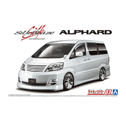 Aoshima 1/24 SILK BLAZE MNH/ANH10/15W ALPHARD '05(TOYOTA) Plastic Model Kit