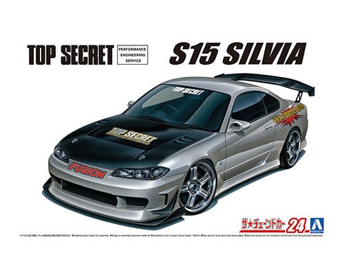 Aoshima 1/24 TOPSECRET S15 SILVIA '99(NISSAN) Plastic Model Kit