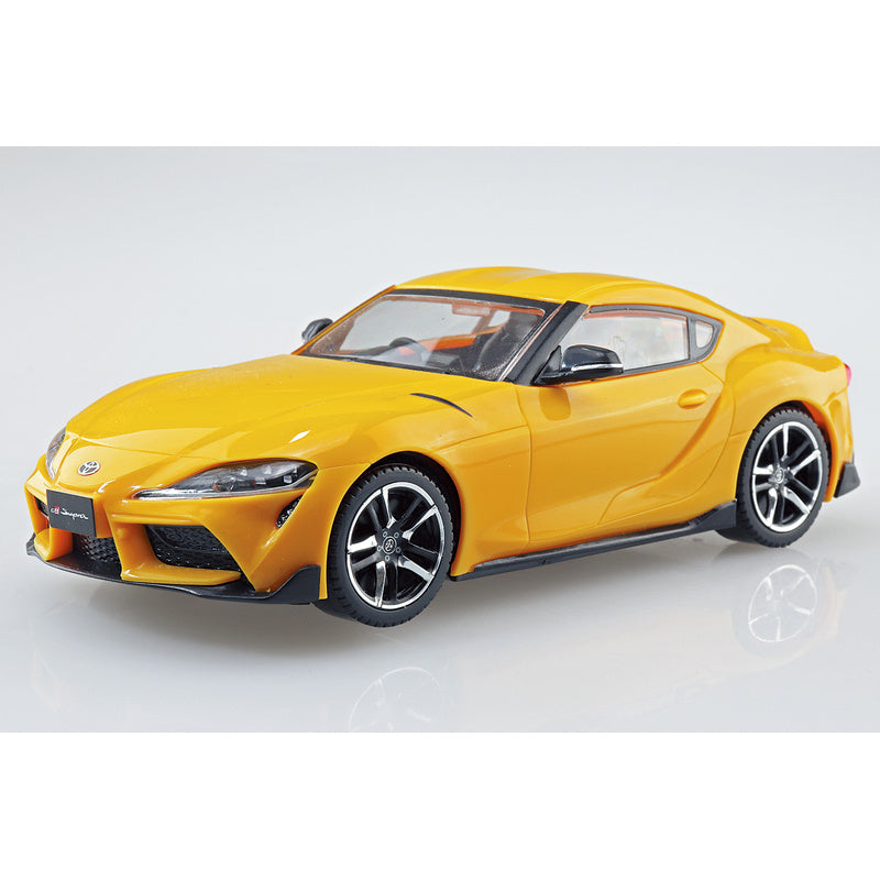 Toyota GR Supra (Lightning Yellow), The Snap Kit, Aoshima Plastic Model Car (Scale 1/32)