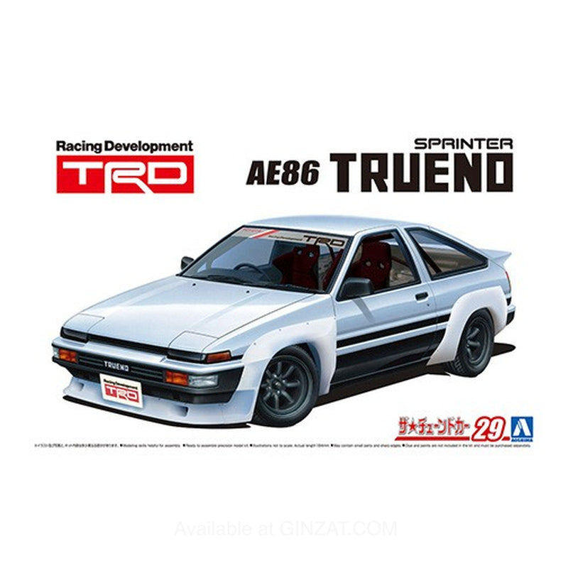 Aoshima 1/24 TOYOTA TRD AE86 TRUENO N2 '85