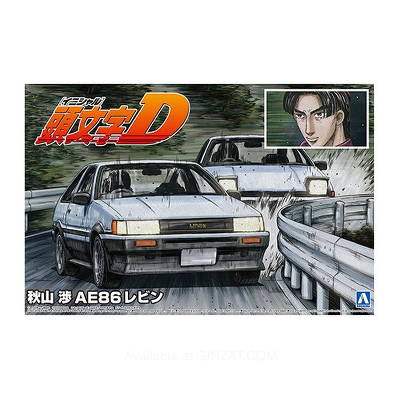 AOSHIMA 1/24 INITIAL-D No.13 AKIYAMA WATARU AE86 LEVIN(TOYOTA)