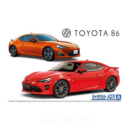 Aoshima 1/24 TOYOTA ZN6 TOYOTA 86 '16 Plastic Model Kit